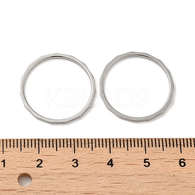 Non-Tarnish 304 Stainless Steel Finger Rings RJEW-I101-02D-P-1