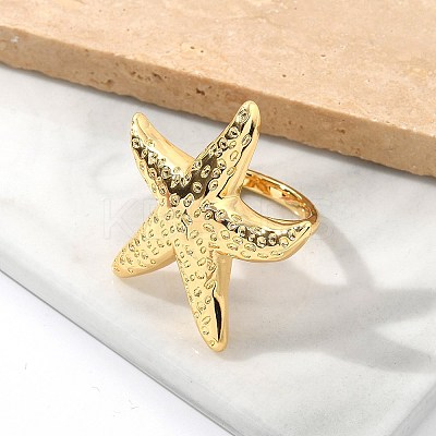 Brass Finger Rings for Women RJEW-U041-22G-1