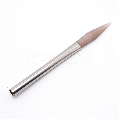 Natural Agate Burnisher Knife TOOL-WH0121-96-1