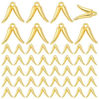 60Pcs Tibetan Style Alloy Pendants FIND-SC0019-36G-1