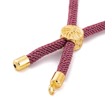 Nylon Cords Bracelet Makings Fit for Connector Charms AJEW-P116-01G-24-1