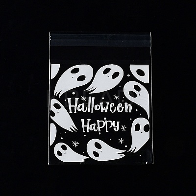 Halloween Theme Plastic Bakeware Bag ABAG-F007-01B-1