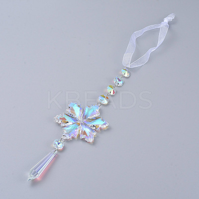Crystals Chandelier Suncatchers Prisms AJEW-G025-B01-1