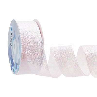 18M Iridescent Polyester Ribbon OCOR-WH0097-10B-1