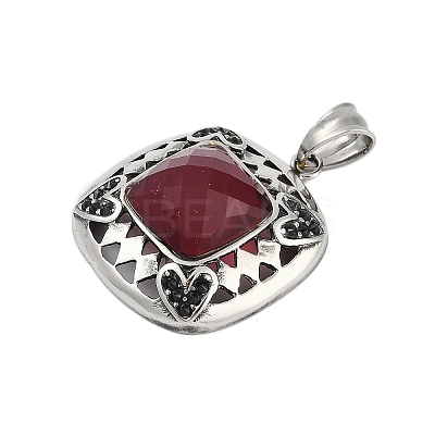304 Stainless Steel Pendants STAS-F310-10P-1