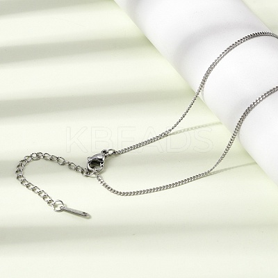 12Pcs 1.5MM 304 Stainless Steel Twisted Chain Necklaces for Men Women NJEW-H093-17P-01-1