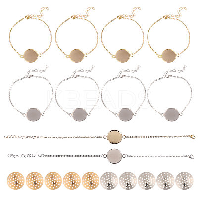 304 Stainless Steel Cable Chains Bracelets Making BJEW-CA00003-1