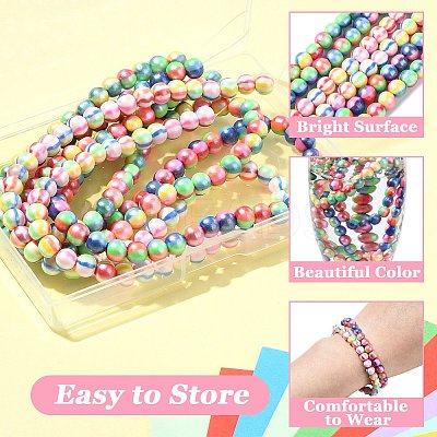 3 Strands Handmade Polymer Clay Beads Strands CLAY-CJ0002-01-1