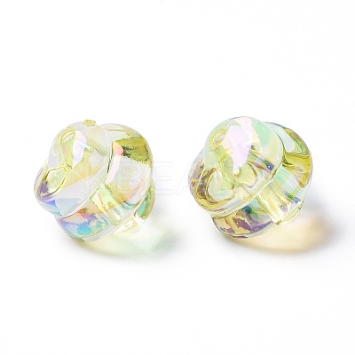 Transparent Acrylic Beads TACR-K004-07-1