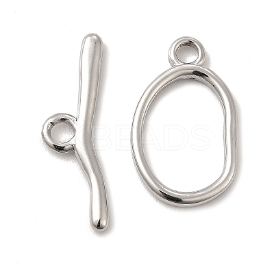 Non-Tarnish 304 Stainless Steel Toggle Clasps LS-STAS-F290-06P-1