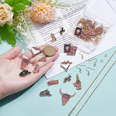 DIY Earrings/Necklaces Making Kits DIY-ME0001-85-1