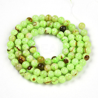 Natural Persian Jade Beads Strands G-A255-A02-04B-1