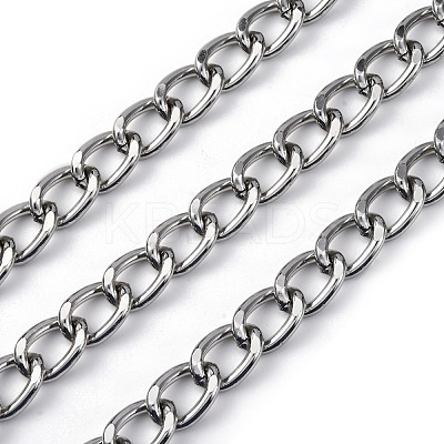 Oxidation Aluminum Cuban Link Chains CHA-S002-01P-1