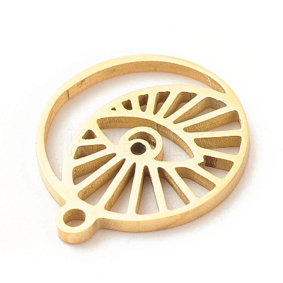 201 Stainless Steel Pendants STAS-G258-09G-1