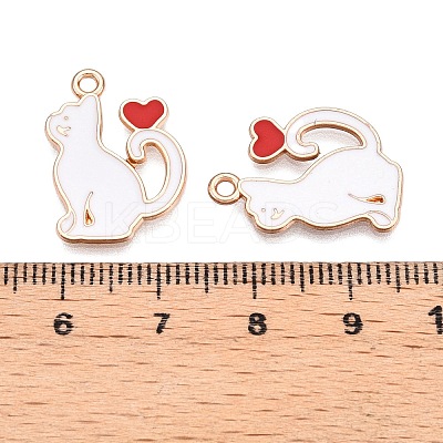 Alloy Enamel Pendants ENAM-T020-59B-1