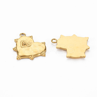 Ion Plating(IP) 304 Stainless Steel Pendants STAS-N097-088LG-NR-1