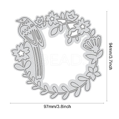 Carbon Steel Cutting Dies Stencils DIY-WH0170-065-1