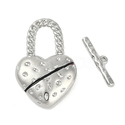 Brass Enamel Toggle Clasps KK-K391-13P-1