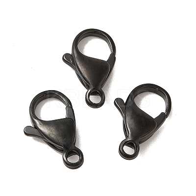 Ion Plating(IP) Polished 316 Surgical Stainless Steel Lobster Claw Clasps STAS-R072-15A-B-1
