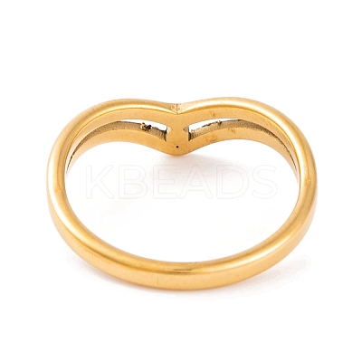 304 Stainless Steel Finger Ring for Women RJEW-C086-08-G-1