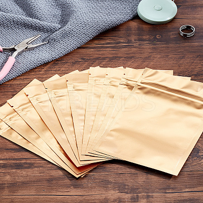 20Pcs Aluminum Foil Resealable Packaging Bags ABAG-LP0001-14-1