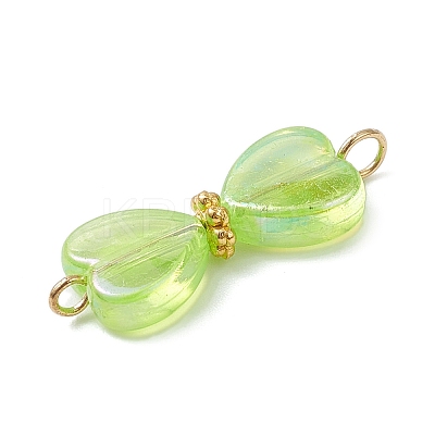AB Color Transparent Acrylic Connector Charms PALLOY-JF04434-1