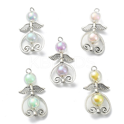 Transparent Acrylic Pendants PALLOY-JF02161-1