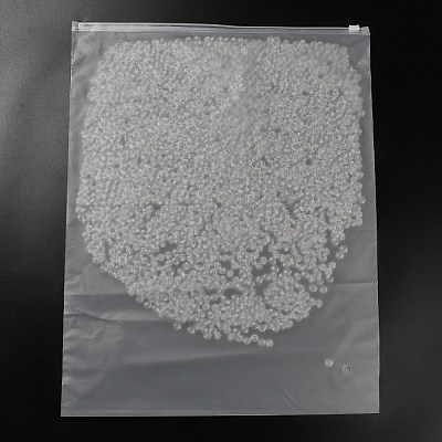 Transparent PE Jewelry Zip Top Storage Bags ABAG-H114-01G-1