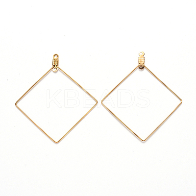 PVD Vacuum Plating 304 Stainless Steel Wire Pendants LS-X-STAS-S103-10G-1