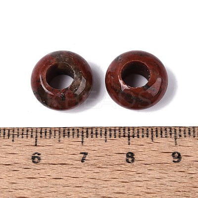 Natural Mahogany Obsidian European Beads G-N359-17A-02-1