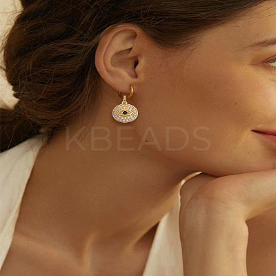 2Pcs Brass Micro Pave Cubic Zirconia Charms ZIRC-LP0001-58-1