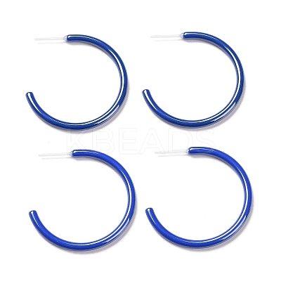 Hypoallergenic Bioceramics Zirconia Ceramic Ring Stud Earrings EJEW-Z023-01D-1