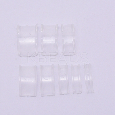8Pcs 8 Sizes Resin Invisible Ring Size Adjuster FIND-WH0063-24-1