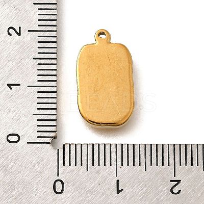304 Stainless Steel Pendants STAS-D288-02G-1