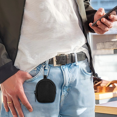 Nylon Zipper Wallets with Alloy Clasps AJEW-WH0542-88-1