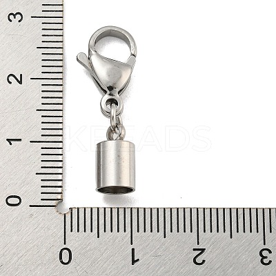 Tarnish Resistant 304 Stainless Steel Cord Ends STAS-K273-07A-P-1