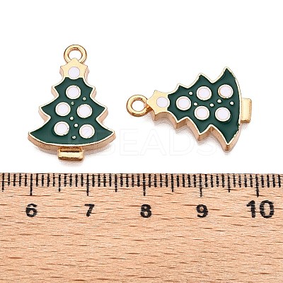 Christmas Theme Alloy Enamel Pendants ENAM-T020-10H-1