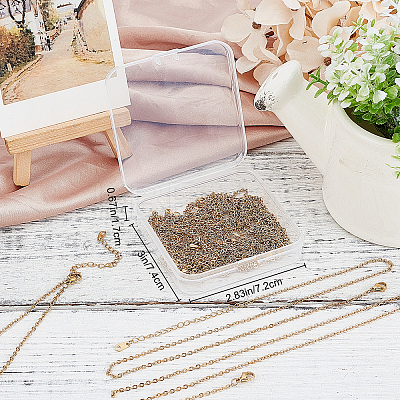 12Pcs 2mm 304 Stainless Steel Necklaces NJEW-BBC0001-02-1