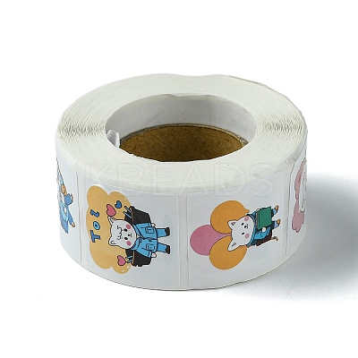 8 Styles Self-Adhesive Paper Cartoon Reward Stickers LS-DIY-R083-02B-1