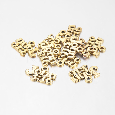 Tibetan Style Alloy Pendants X-PALLOY-EA9098Y-AG-1