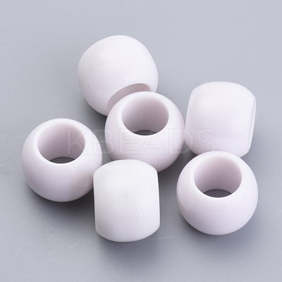 Opaque Acrylic Beads SACR-S300-15I-01-1