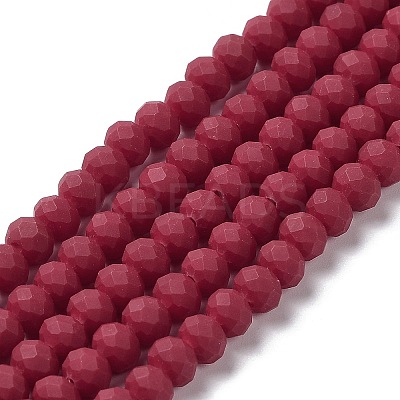 Glass Beads Strands EGLA-A034-P4mm-MD02-1