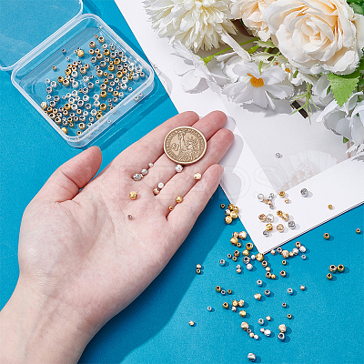 240Pcs 12 Styles Brass Beads KK-WR0001-44-1