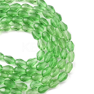 Glass Beads Strands LS-GLAA-R024-6x4mm-6-1