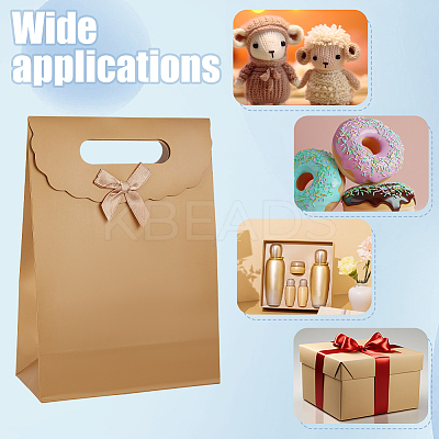 Rectangle Paper Gift Bags CARB-WH0017-14B-02-1