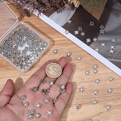 150Pcs Tibetan Style Alloy Beads FIND-SP0004-93-1