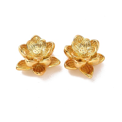 Eco-friendly Brass Beads KK-D079-08G-1