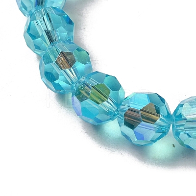 Electroplate Transparent Glass Beads Strands LS-EGLA-A035-T8mm-L08-1