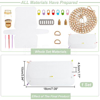 DIY Purse Knitting Making Kits DIY-WH0453-98C-1