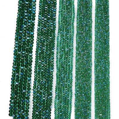 Electroplate Glass Beads Strands LS-EGLA-A044-T4mm-L18-1